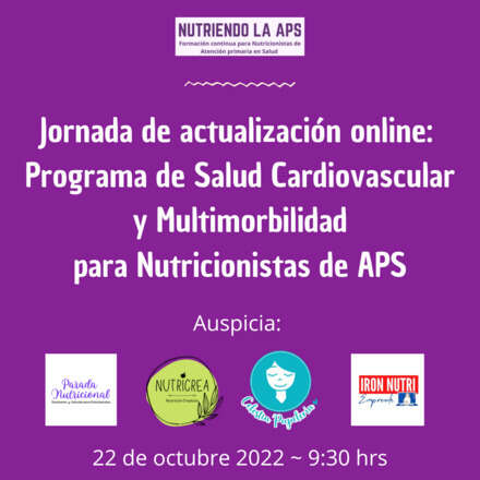 Programa de Salud Cardiovascular y Multimorbilidad para Nutricionistas de APS