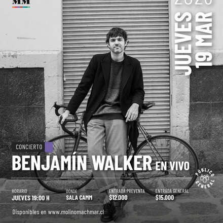 BENJAMÍN WALKER en CONCIERTO