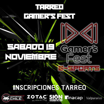 Tarreo Gamer's Fest Inacap Valparaiso 