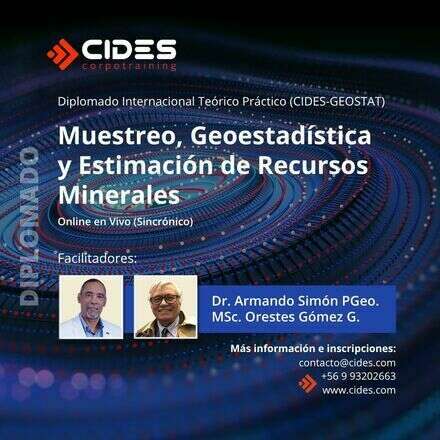 Diplomado Muestreo, Geoestadística y Estimación de Recursos Minerales