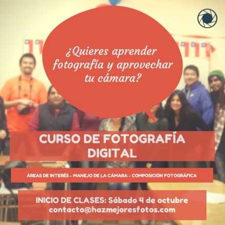 Curso de Fotografía Digital en La Serena, Organizado por Haz Mejores Fotos