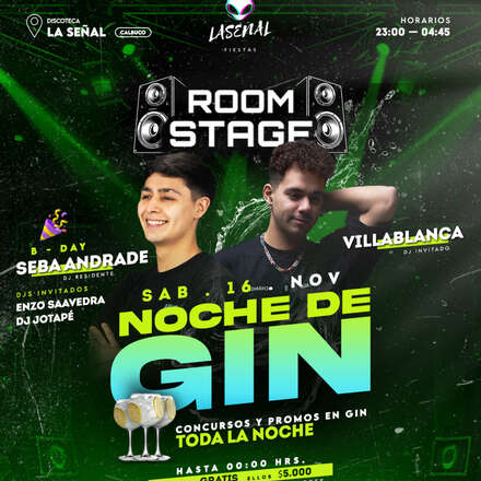 RoomStage Noche del GIN!