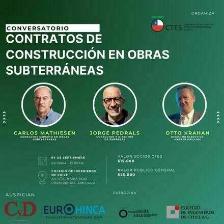 Contratos de construcción en obras subterráneas 