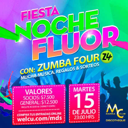 Fiesta Noche Fluor con Z4