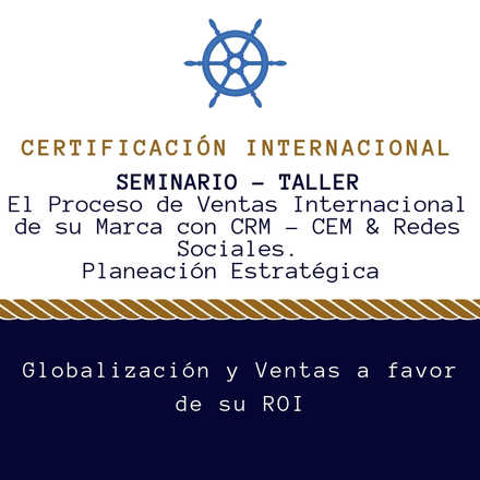 Certificación - Seminario Taller - El Proceso de Ventas con CRM - US$50