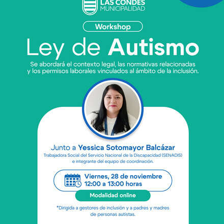 Workshop: Ley de Autismo