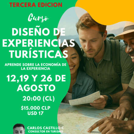 Tercera Edición: Diseño de Experiencias Turísticas
