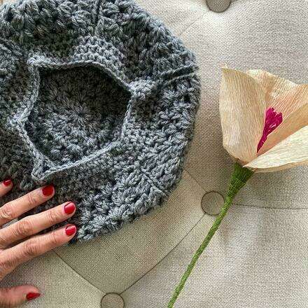 Teje tu boina a crochet junto a Cordelia 