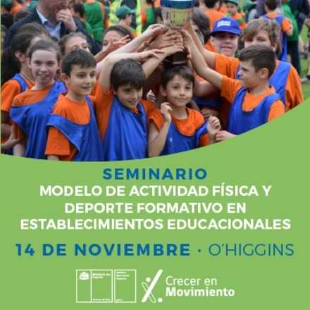 Seminario "Modelo de Actividad Física y Deporte Formativo en establecimientos educacionales"