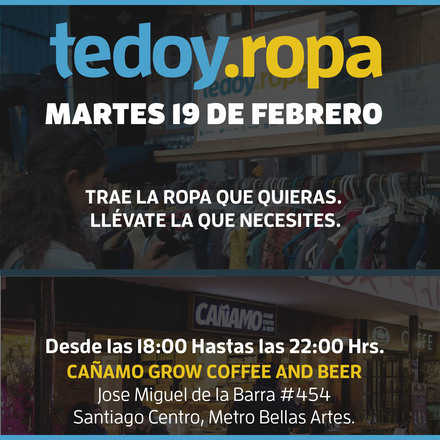 TedoyRopa en Cañamo Coffee Shop