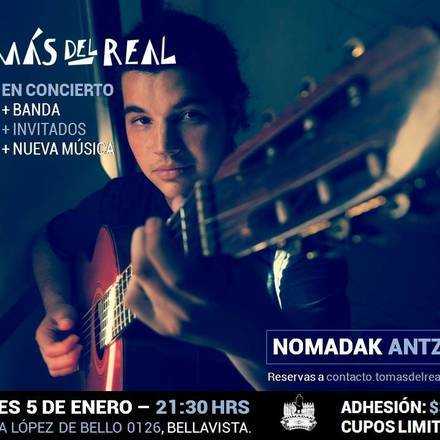 Tomás del Real + Banda e Invitados en Nomadak Antzokia