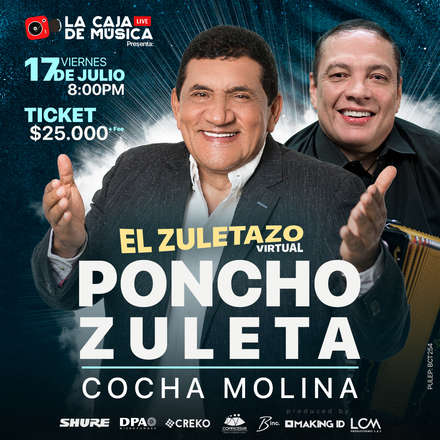 Poncho Zuleta & Cocha Molina - El Zuletazo Virtual PULEP: BCT254