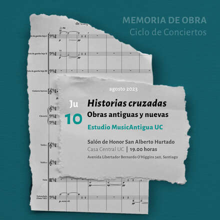 Concierto Historias cruzadas | Obras antiguas y nuevas