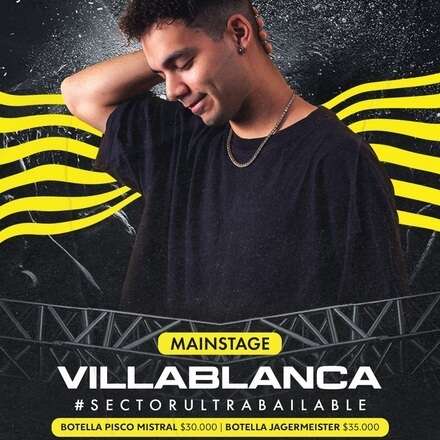 SABADO 20-07 / DOS PISTAS DE BAILE / PISTA DE BAILE - VILLABLANCA / AZOTEA ELECTRONICA - MARIANO LAFFABRICK & NICO DE LA FUENTE / LISTA DCTO / HOMBRES + 23 / MUJERES +21 