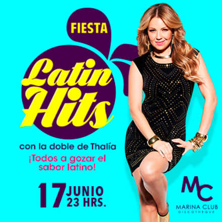 Fiesta Latin Hits con Doble de Thalía