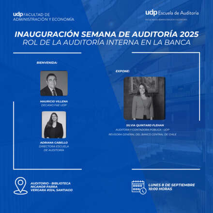 Semana de la Auditoría UDP 2025: Inauguración