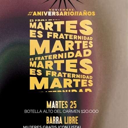 MARTES 25 NOVIEMBRE / TICKETS 