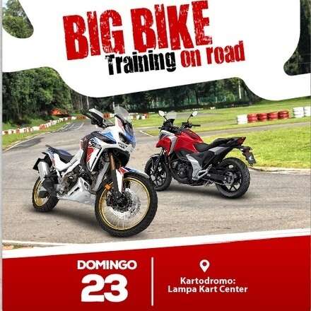 Big Bike Training on road - Kartodromo Lampa Kart Center
