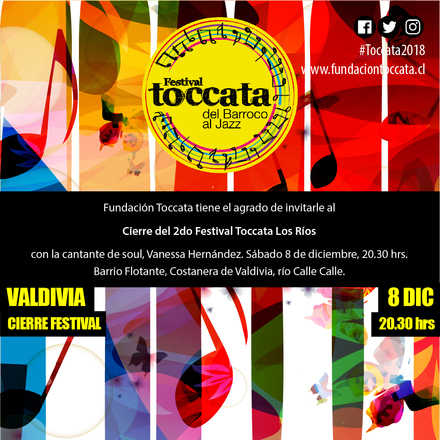 Cierre Festival Toccata - Vanessa Hernandez cantante de soul