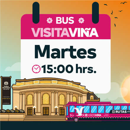 Bus Visita Viña Martes 23/06 15:00pm