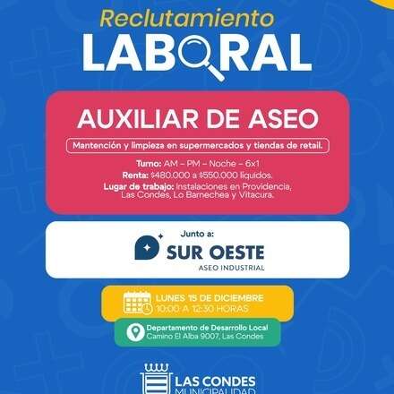 Reclutamiento Sur Oeste