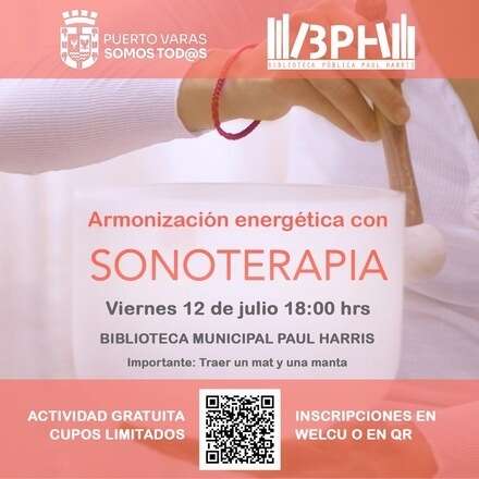 sonoterapia armonización energética 