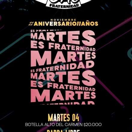 MARTES 04 NOVIEMBRE / TICKETS