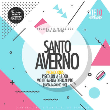 Santo Averno / Viernes 10 Nov / Lista Matías Ponce