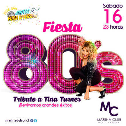 Fiesta 80´s Tributo a Tina Turner