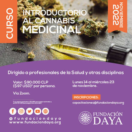 Curso Introductorio al Cannabis Medicinal - noviembre 2022