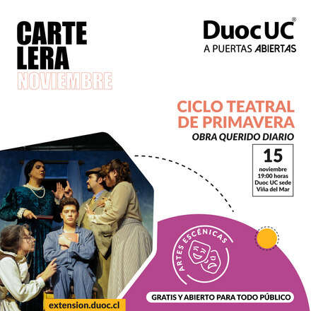 Ciclo Teatral de Primavera - Obra "Querido Diario"