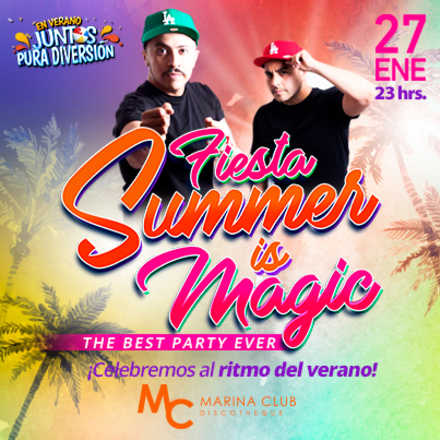 Fiesta Summer is Magic con Tele y Talivan