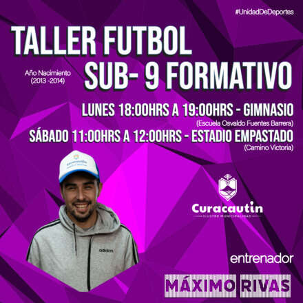 SUSPENDIDO - Taller de Futbol Sub-9 (2014) Formativo - Máximo Rivas.