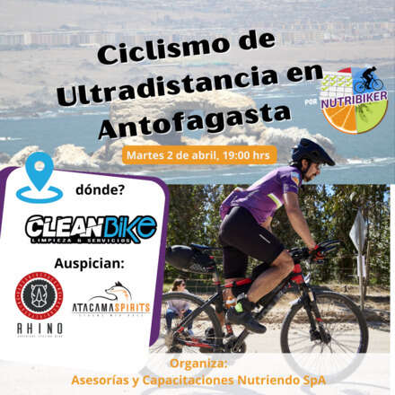 Charla Ultradistancia por Nutribiker en Antofagasta