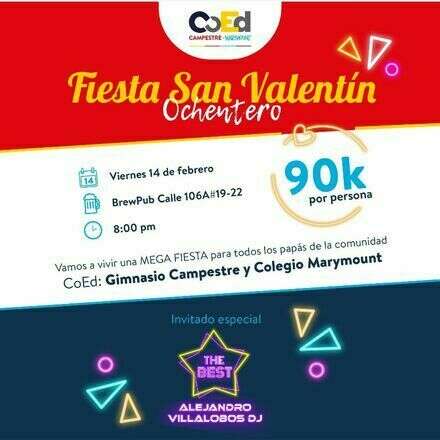 Fiesta San Valentín Ochentero 2025