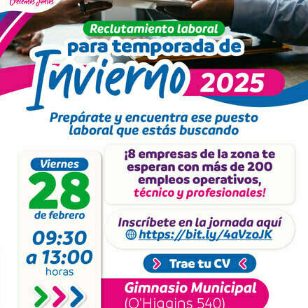 RECLUTAMIENTO LABORAL PARA TEMPORADA DE INVIERNO 2025