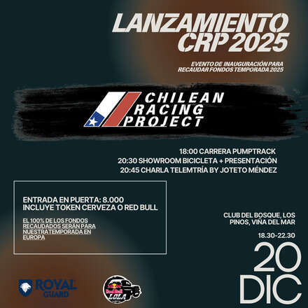 Lanzamiento Chilean Racing Project 2025