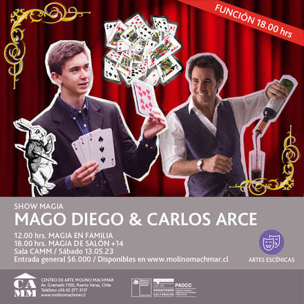 SHOW DE MAGIA MAGO DIEGO & CARLOS ARCE