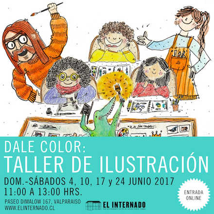 “Dale Color”: taller de ilustración