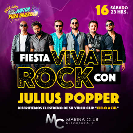 Fiesta Viva el Rock con Julius Popper