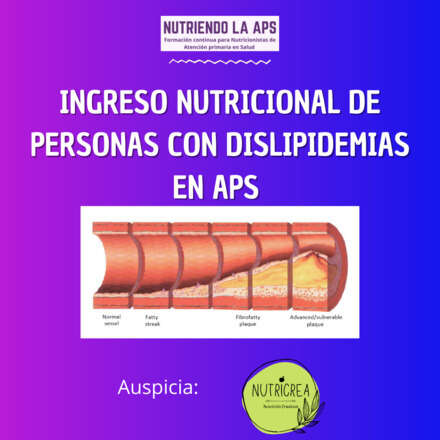Ingreso Nutricional de personas con Dislipidemias en APS