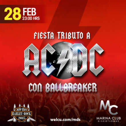 Fiesta Tributo a ACDC con Ballbreaker