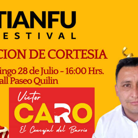 Tianfu Kung fu Festiva Domingo 28 de Julio 16:00 hrs. 