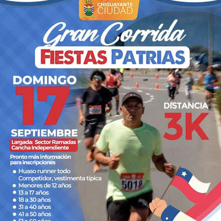 GRAN CORRIDA DE FIESTAS PATRIAS CHIGUAYANTE 2023