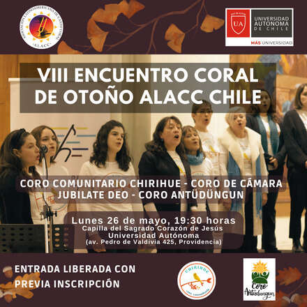VIII Encuentro de Otoño ALACC - Chile (Lunes 26)