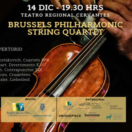 Concierto Cuarteto de Cuerdas de la Orquesta Filarmónica de Bruselas, Bélgica