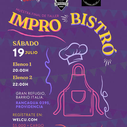 Impro Bistró 19/07 - 22:00h
