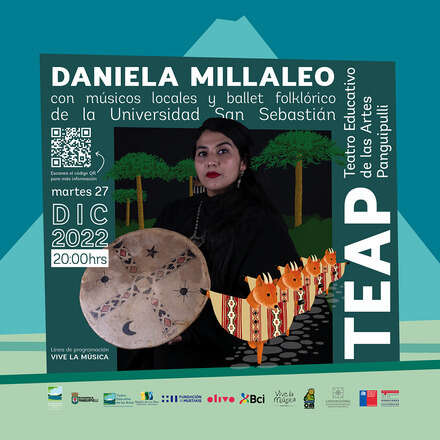 Aniversario de la Comuna de Panguipulli: Daniela Millaleo con Músicos Locales y Ballet Folklórico de la Universidad San Sebastián