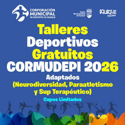 Talleres Deportivos Adaptados CORMUDEPI 2026