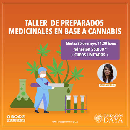 Taller de Preparados Medicinales en Base a Cannabis 25 mayo 2021